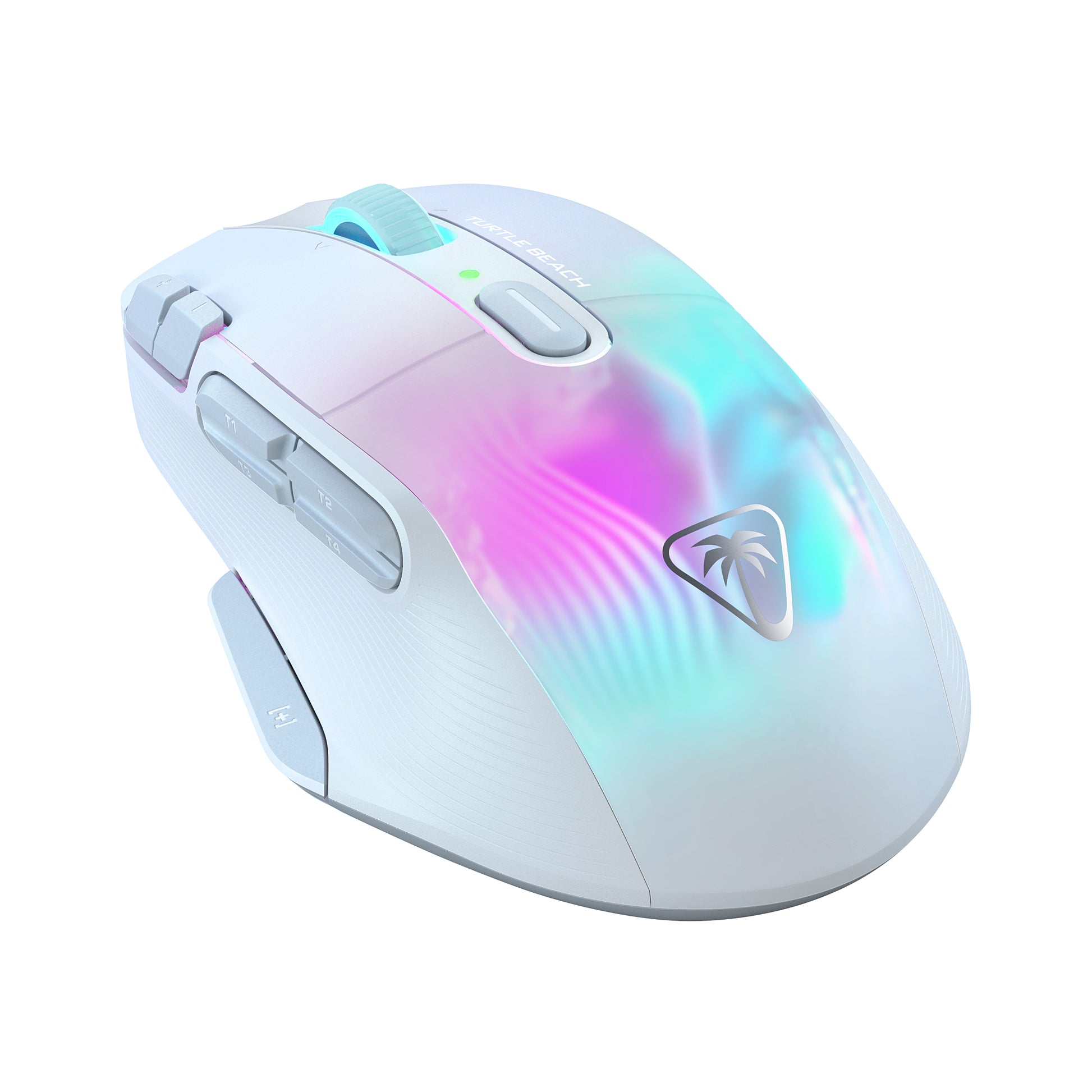 Turtle Beach Kone XP Air Gaming-Maus – kabellos, 10 Tasten, für Rechtshänder, RGB-Beleuchtung, weiss