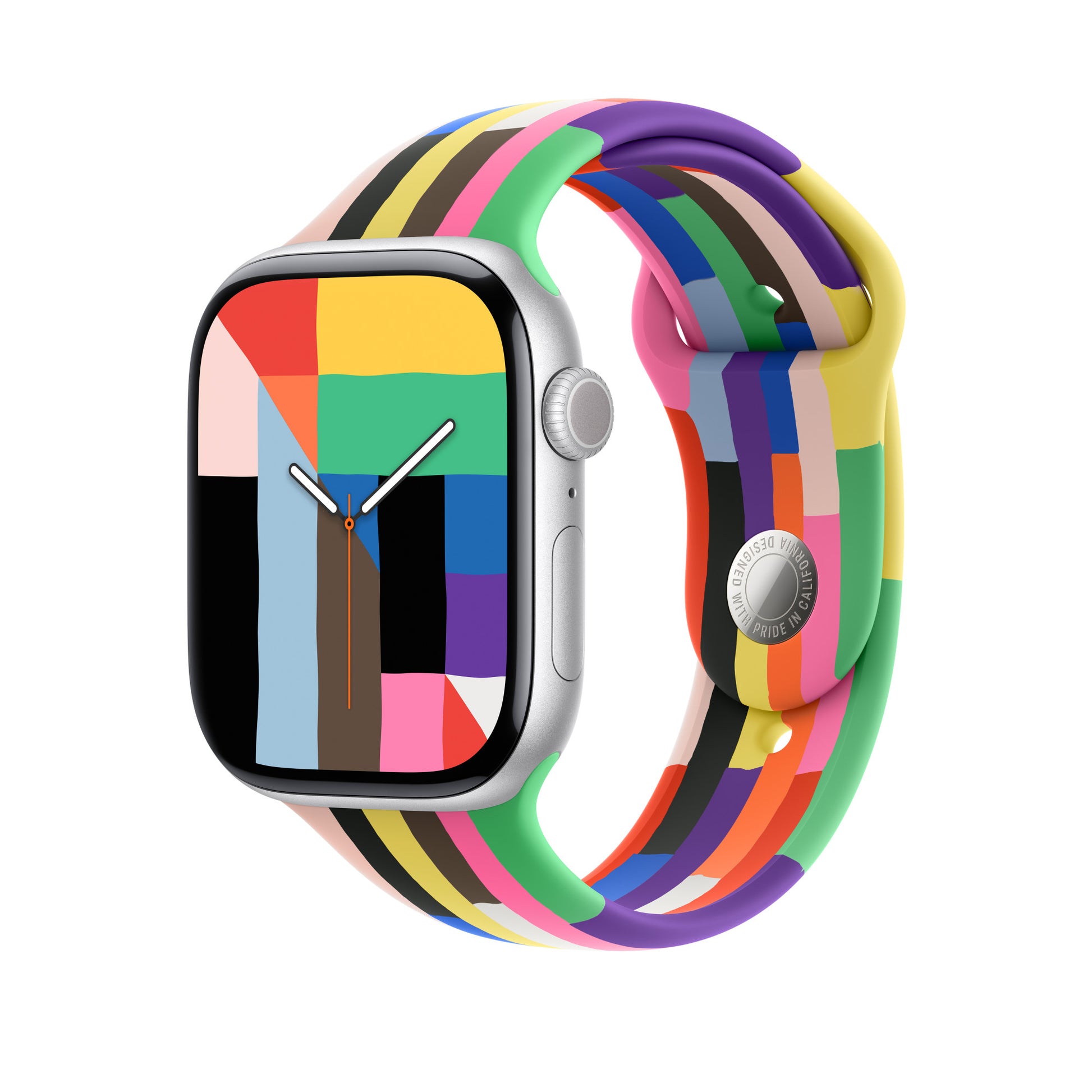 Apple Pride Edition Sport Band – Armband – für Apple Watch 46 mm, Pride, S/M