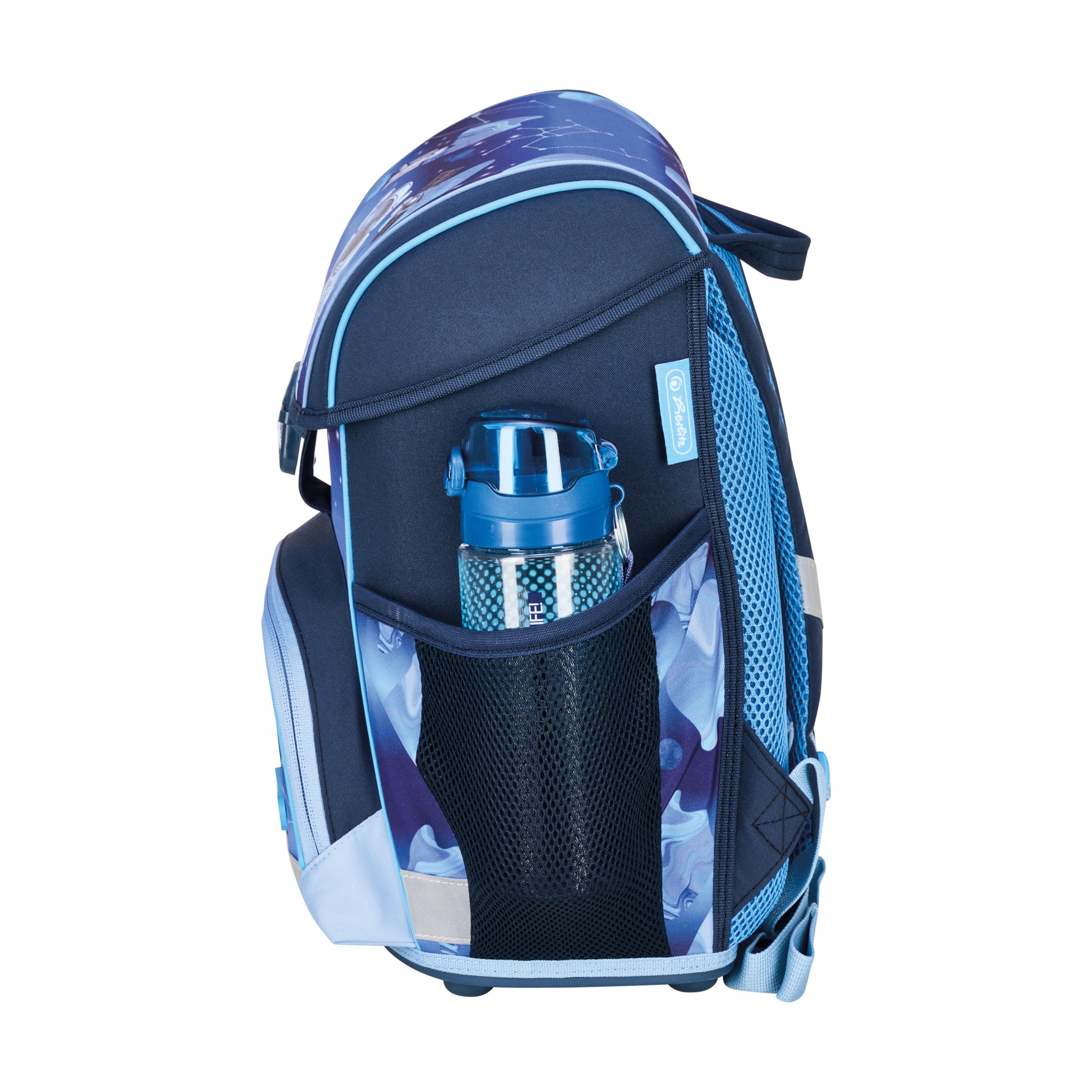 Herlitz Loop Plus Cosmic – Schulrucksack-Set 4-teilig, Astronaut, 17 l, 31×37×22 cm