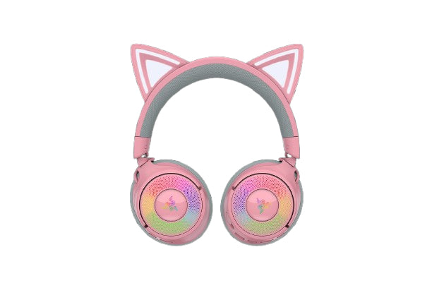 Razer Kraken Kitty V3 Pro – Over-Ear Headset – Bluetooth, Surround Sound, Stummschaltung – Rosa – für PC