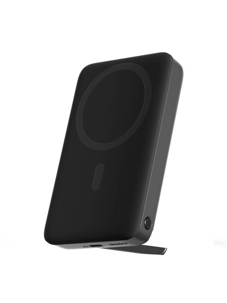AUKEY MagSafe Powerbank 10000 mAh, PD 20 W, mit Ständer, für iPhone (MagSafe), Grau