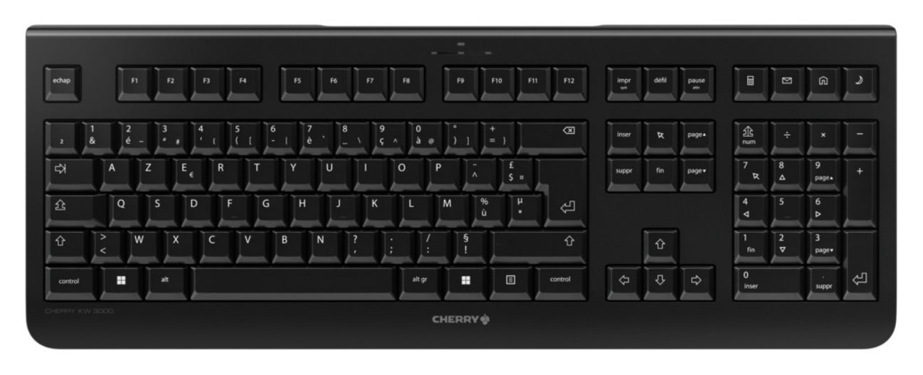 Cherry KW 3000 – Tastatur, Schwarz