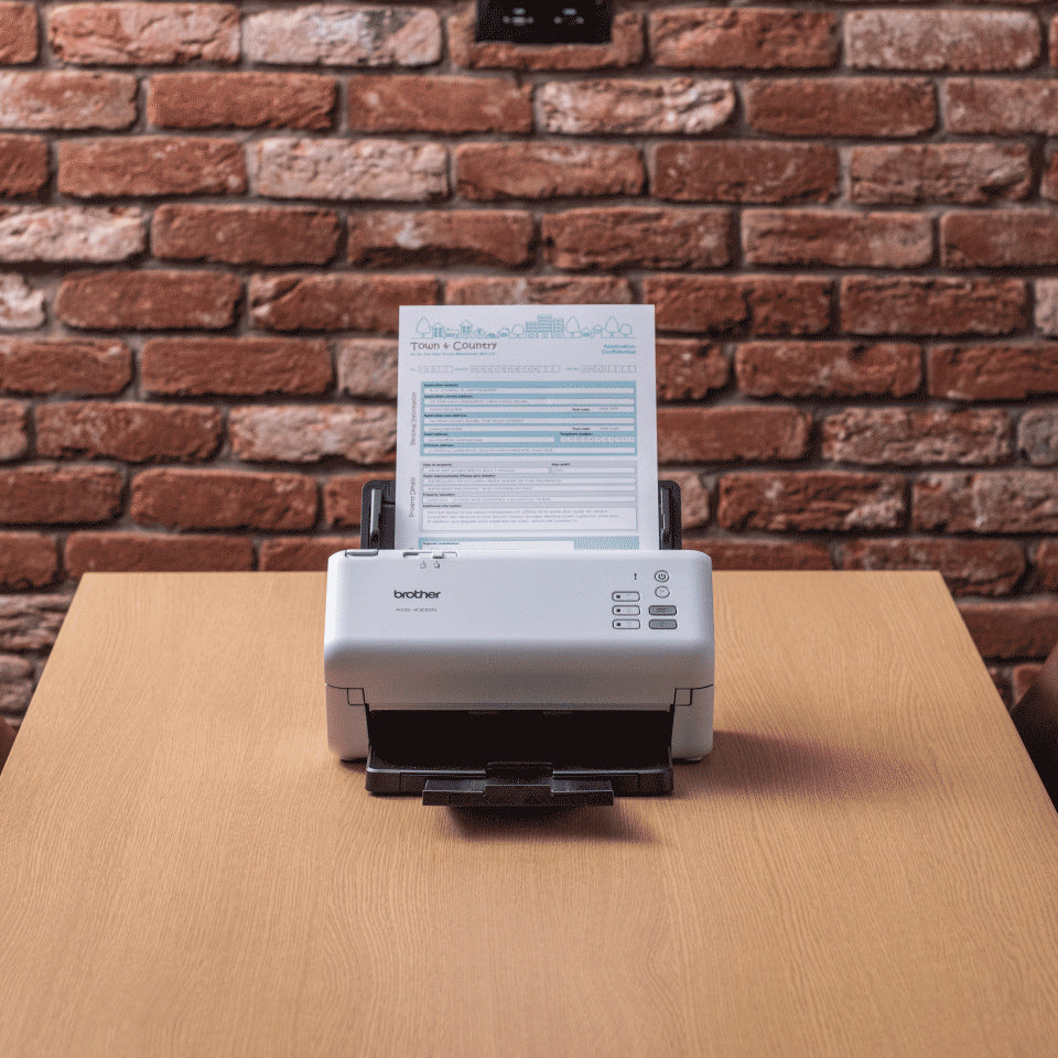 Brother Ads-4300N – Dokumentenscanner, A4, 600 dpi