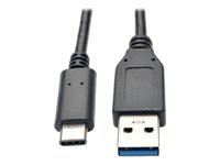 Tripp Lite USB-C auf USB-A Kabel – USB 3.2 Gen 1 (5 Gbit/s) – 0,91 m – Schwarz