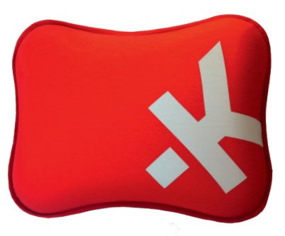 Skross Reisekissen – 120×295×390 mm – rot – Polyurethan, Bezug Baumwolle/Polyester