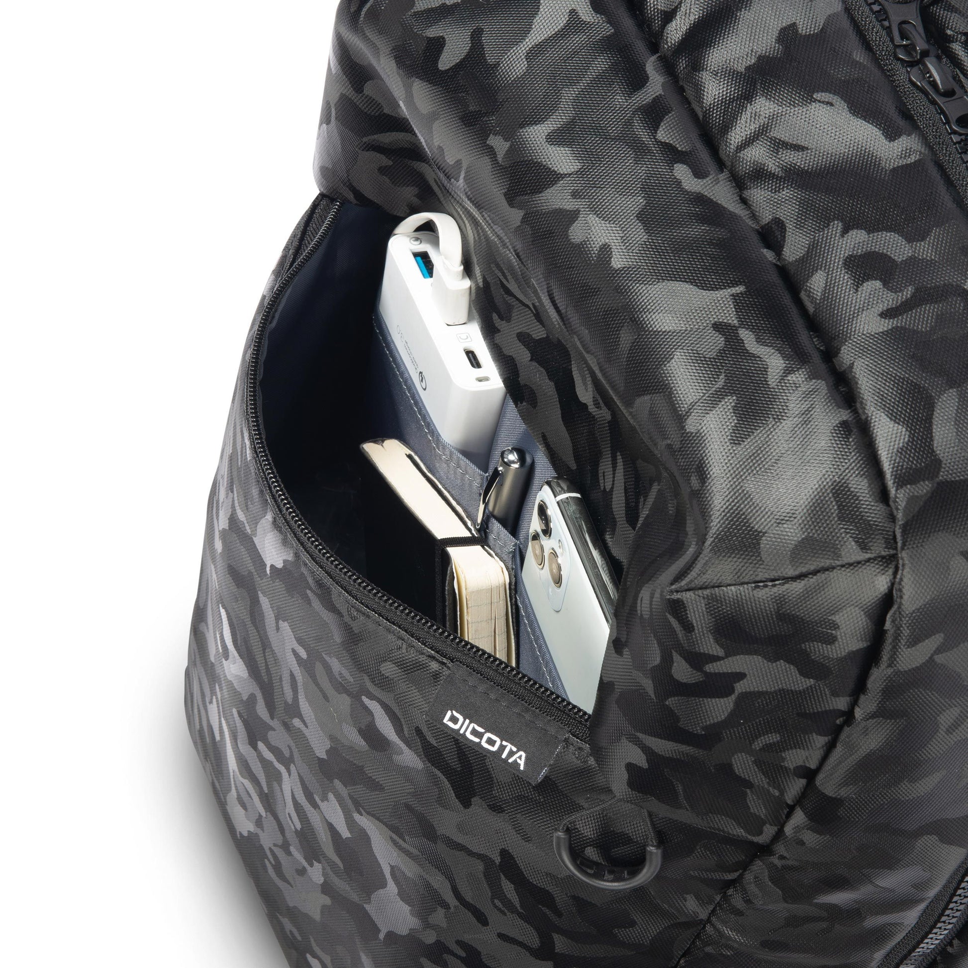 DICOTA COMMUTER – Notebook-Rucksack – für 13–16" Notebook, Camouflage