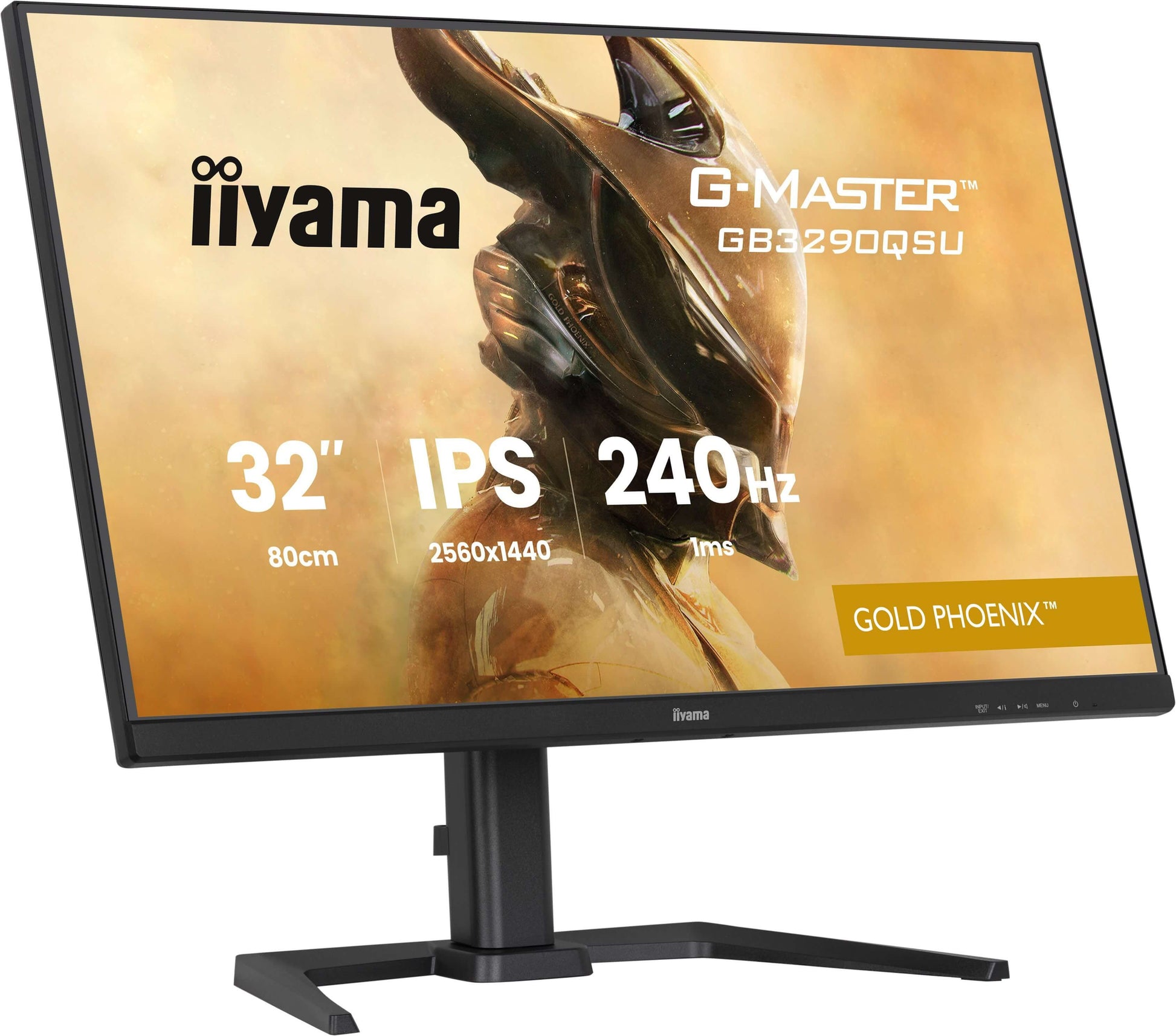iiyama G-MASTER GB3290QSU-B1 – Monitor, 31,5" 2560 × 1440 (WQHD), IPS, 240 Hz, 400 cd/m²