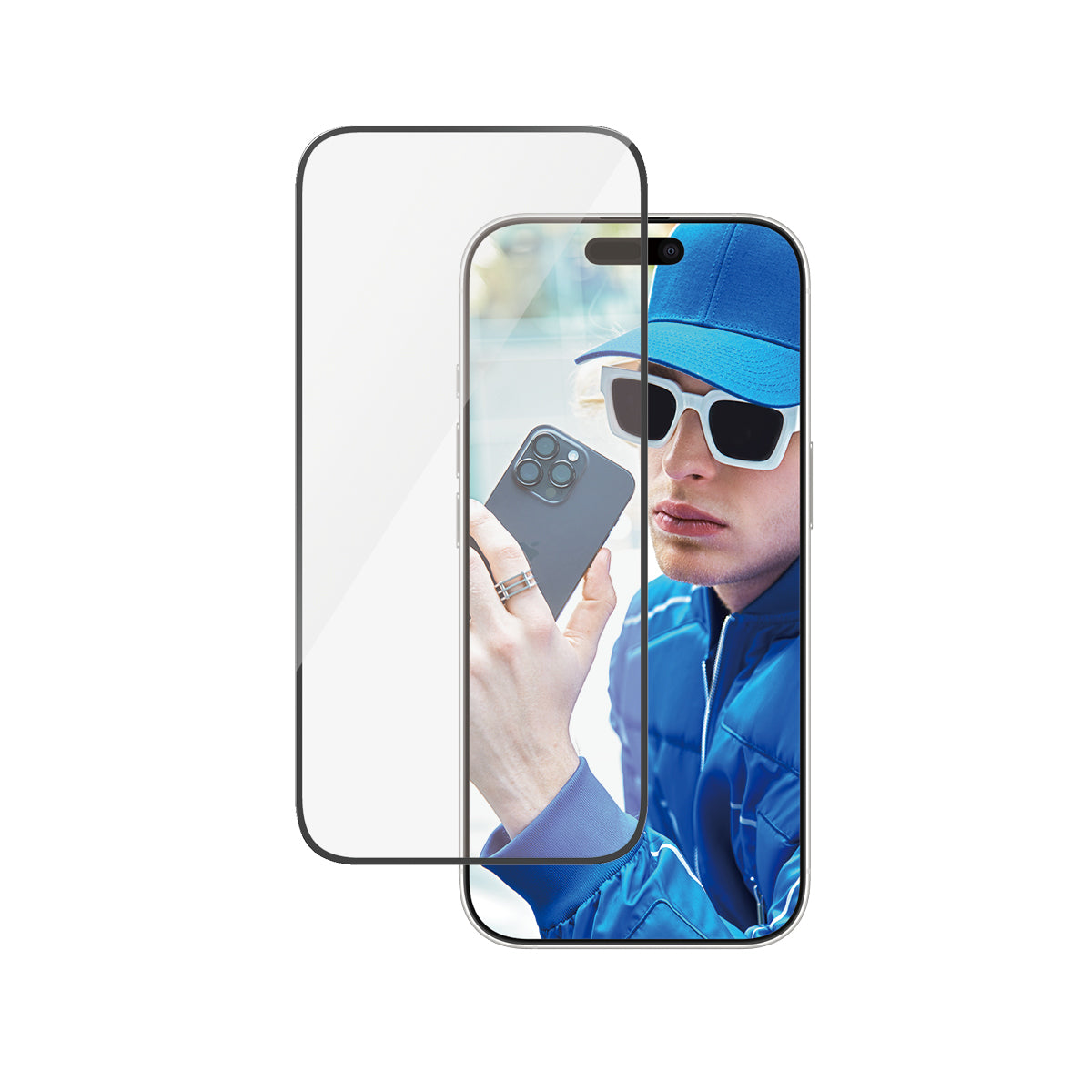 PanzerGlass Displayschutz (Panzerglas), Ultra-Wide Fit – für iPhone 16 Pro – mit Applikator