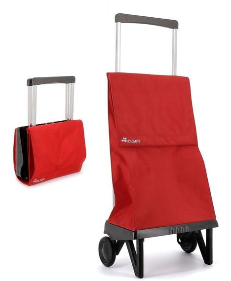 Rolser Stofftasche, Polyester, bordeaux, 370×580×190 mm, mit 2 Rädern