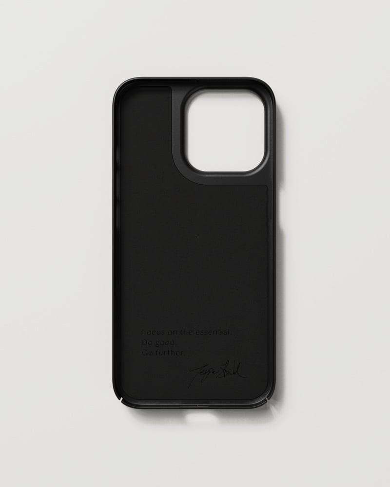 Nudient – Backcover – für Apple iPhone 13 Pro – Schwarz – MagSafe-kompatibel