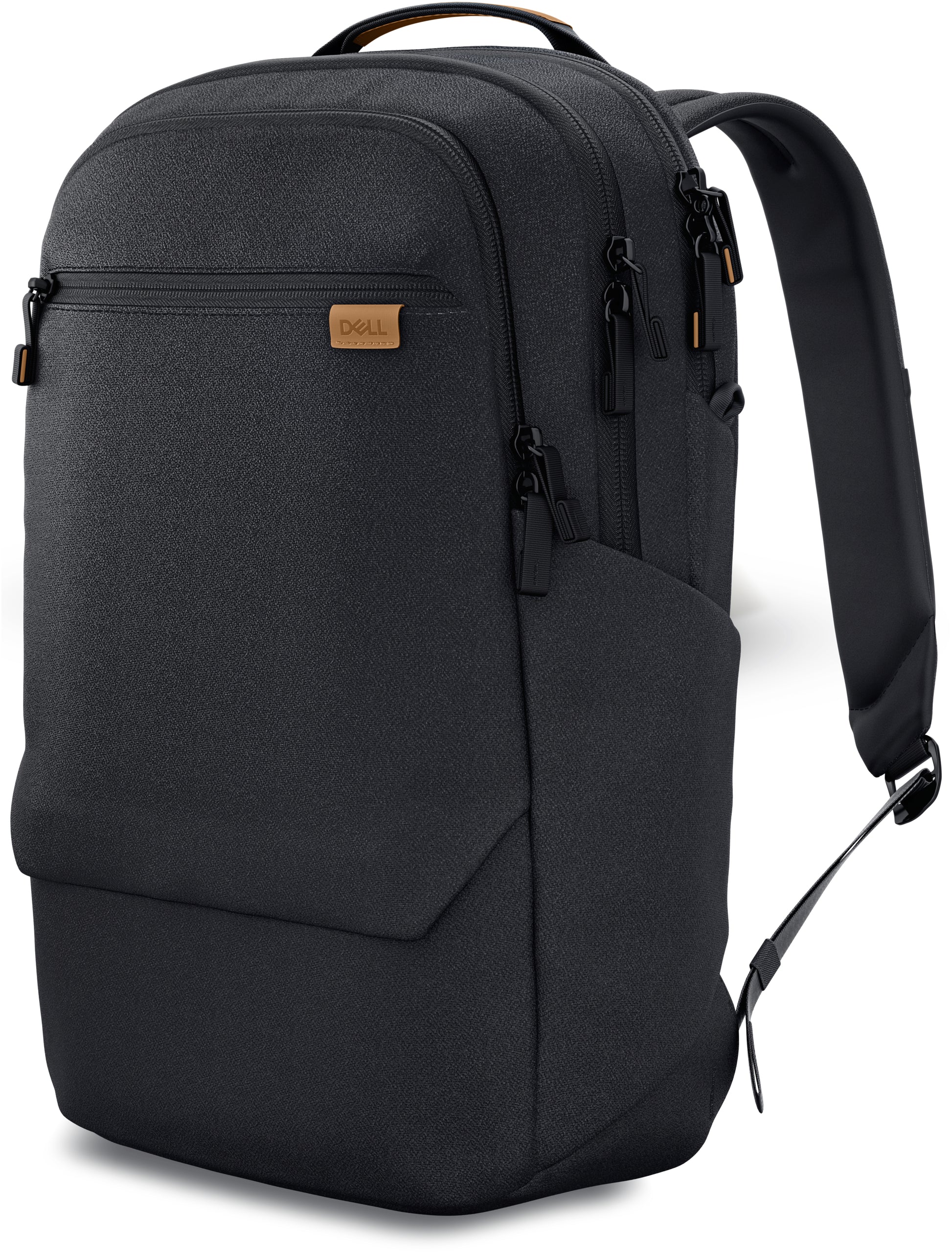 Dell Notebook-Rucksack bis 16" – Wasserfest, aus 100% recyceltem Kunststoff – Schwarz