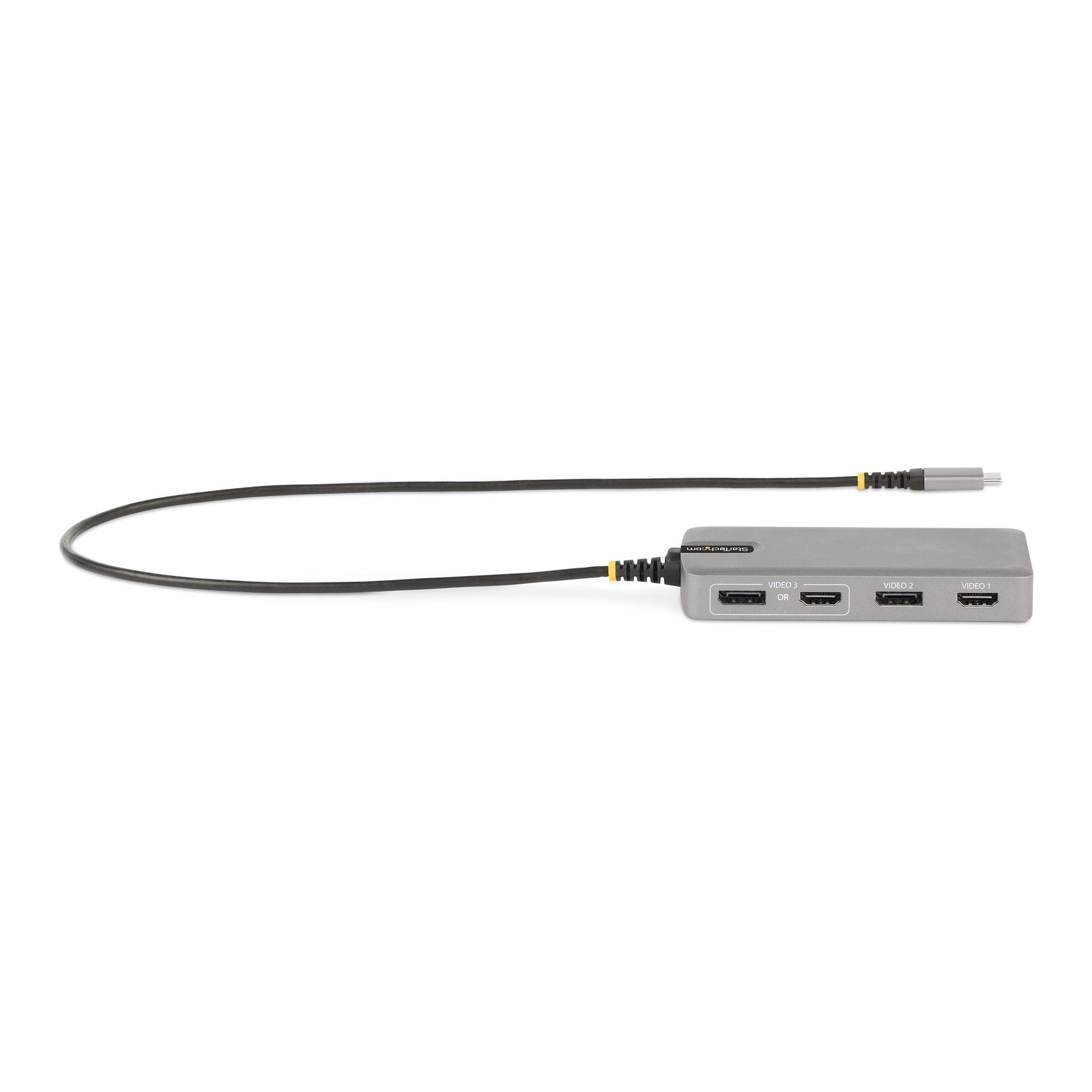 StarTech.com Multiport-Adapter – USB-C, 2× DP, 2× HDMI, 3× USB-A, 1× USB-C, 100 W PD, für Windows/ChromeOS
