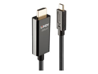 Lindy USB-C auf HDMI Adapter, 4K@60 Hz, 10 m, HDR