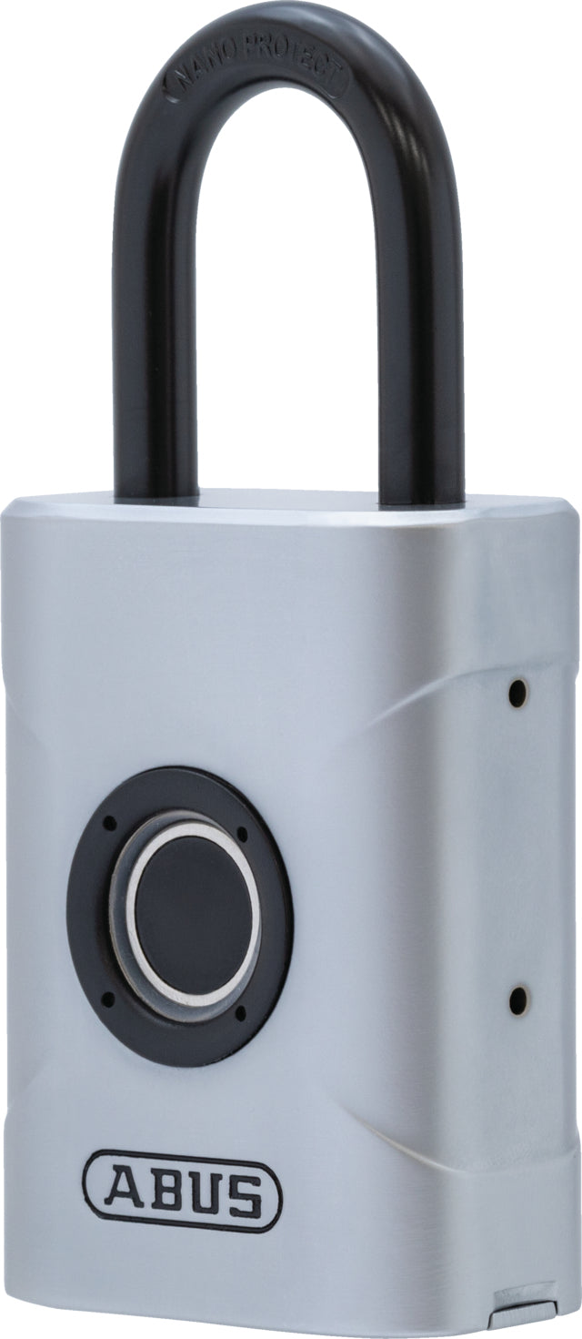 ABUS Vorhängeschloss TOUCH 57 – 45 × 23 × 95 mm, grau, CR2