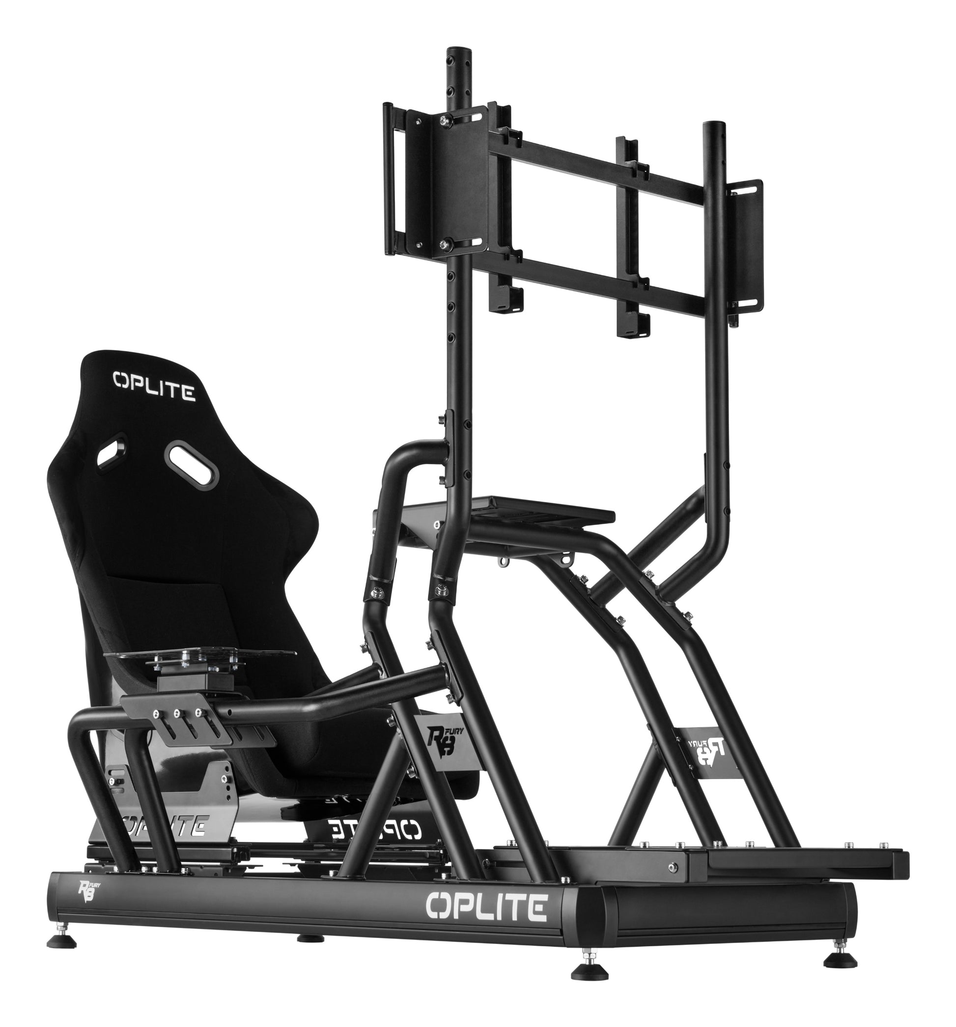 Oplite Tischständer – bis 57" – VESA 75×75–400×200 – bis 30 kg, Höhenverstellbar, für R8 Fury – OP-R8-SMSB