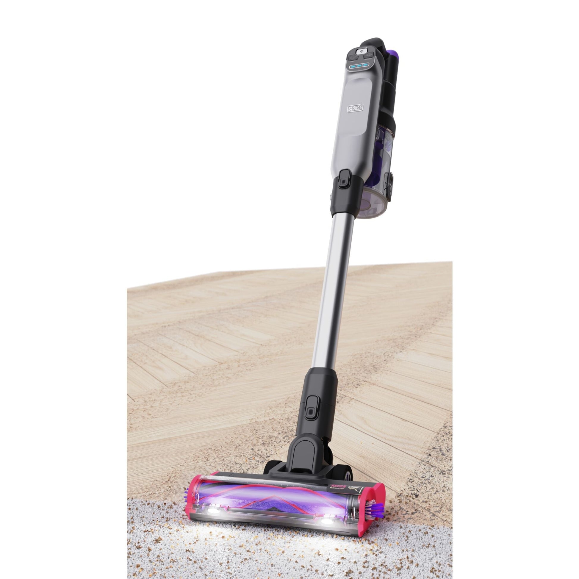 Black & Decker BLACK+DECKER Stielsauger BHFEA640WG – 4000 mAh, 0,8 l, Akkubetrieb, 2 Stufen