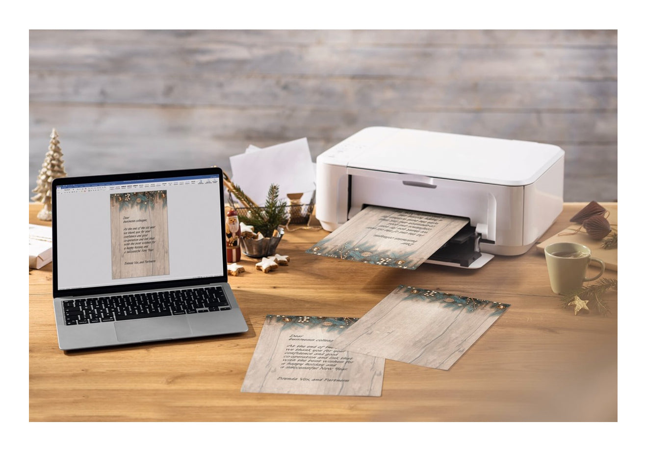 Sigel Motivpapier – A4, 90 g/m², mehrfarbig, Motiv: Golden Greens – für Inkjet/Laser/Kopierer – FSC – 25 Blatt