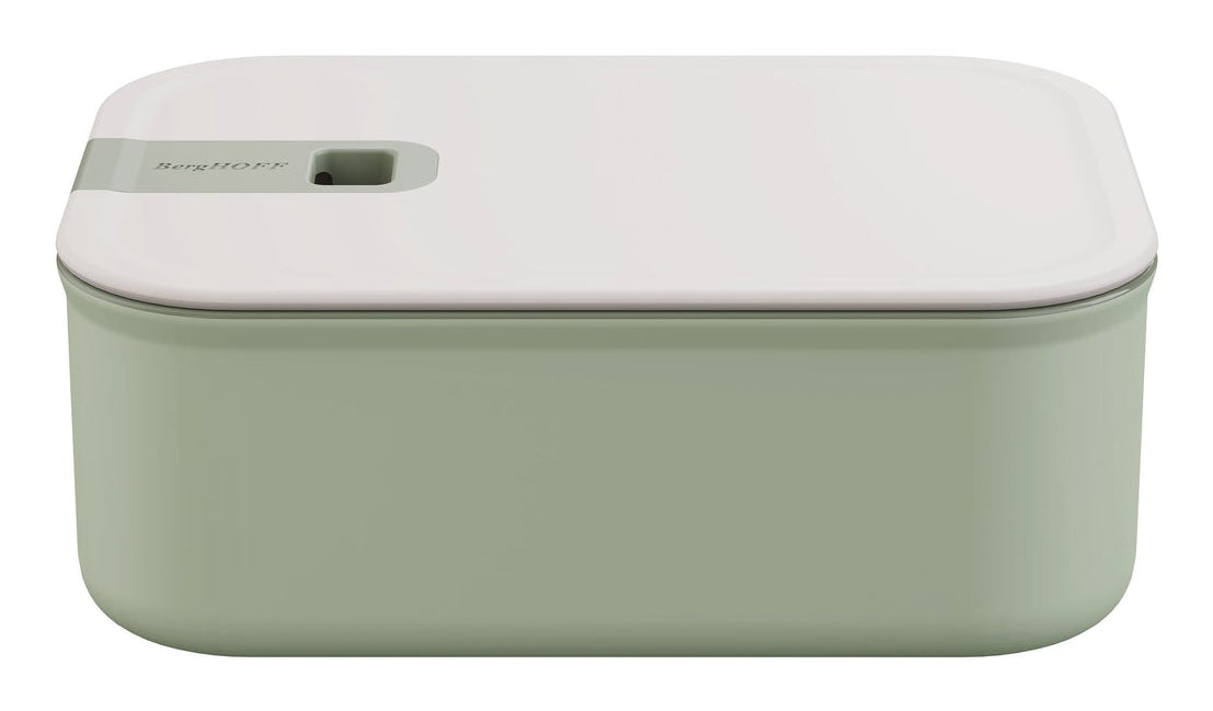 BergHOFF Vorratsbehälter Leo – 1,2 l, 20,1 × 14,1 × 7,7 cm, Kunststoff, mit Deckel, auslaufsicher