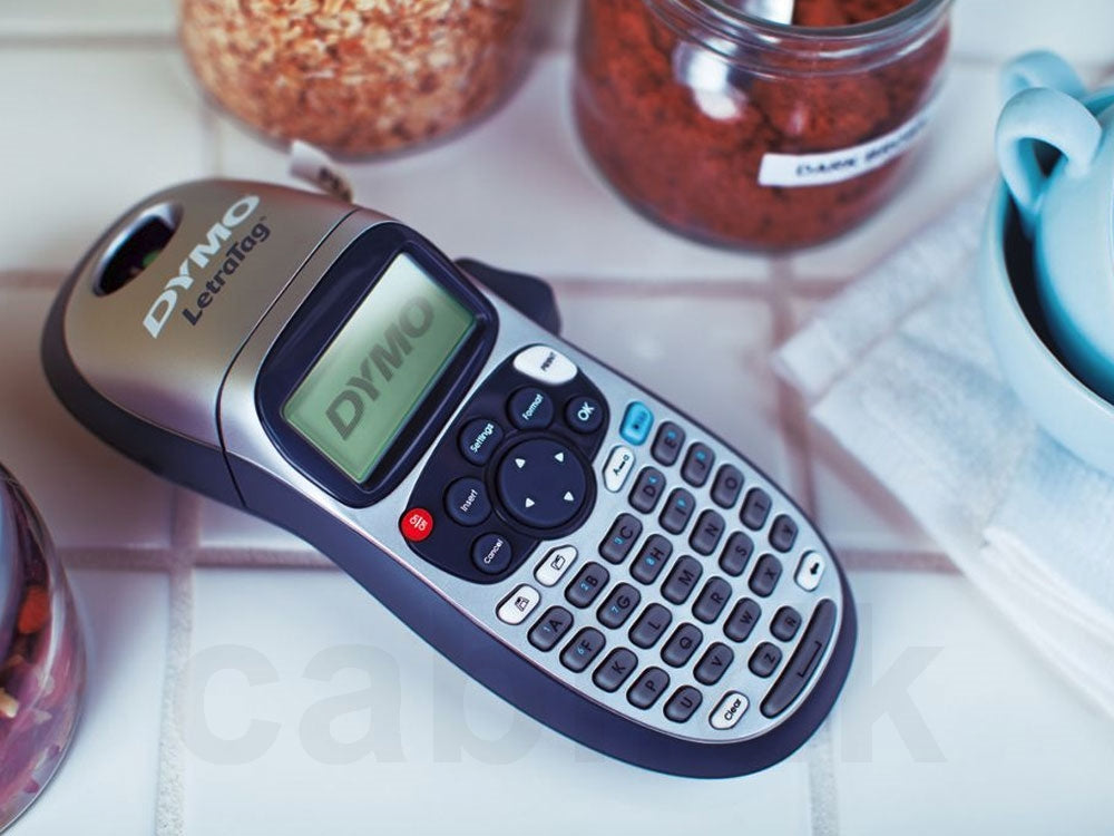 DYMO LetraTag LT-100H – Beschriftungsgerät, für LT-Bänder 12 mm, Druckvorschau