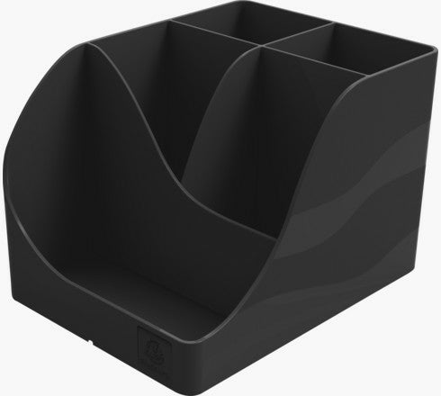 Exacompta Multiköcher – Kunststoff, schwarz, 109 × 119 mm