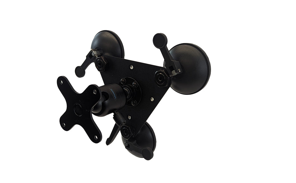Gamber-Johnson 7170-1079 – VESA-Adapterplatte – VESA 75×75 mm – bis 2,26 kg/Monitor – Schwarz