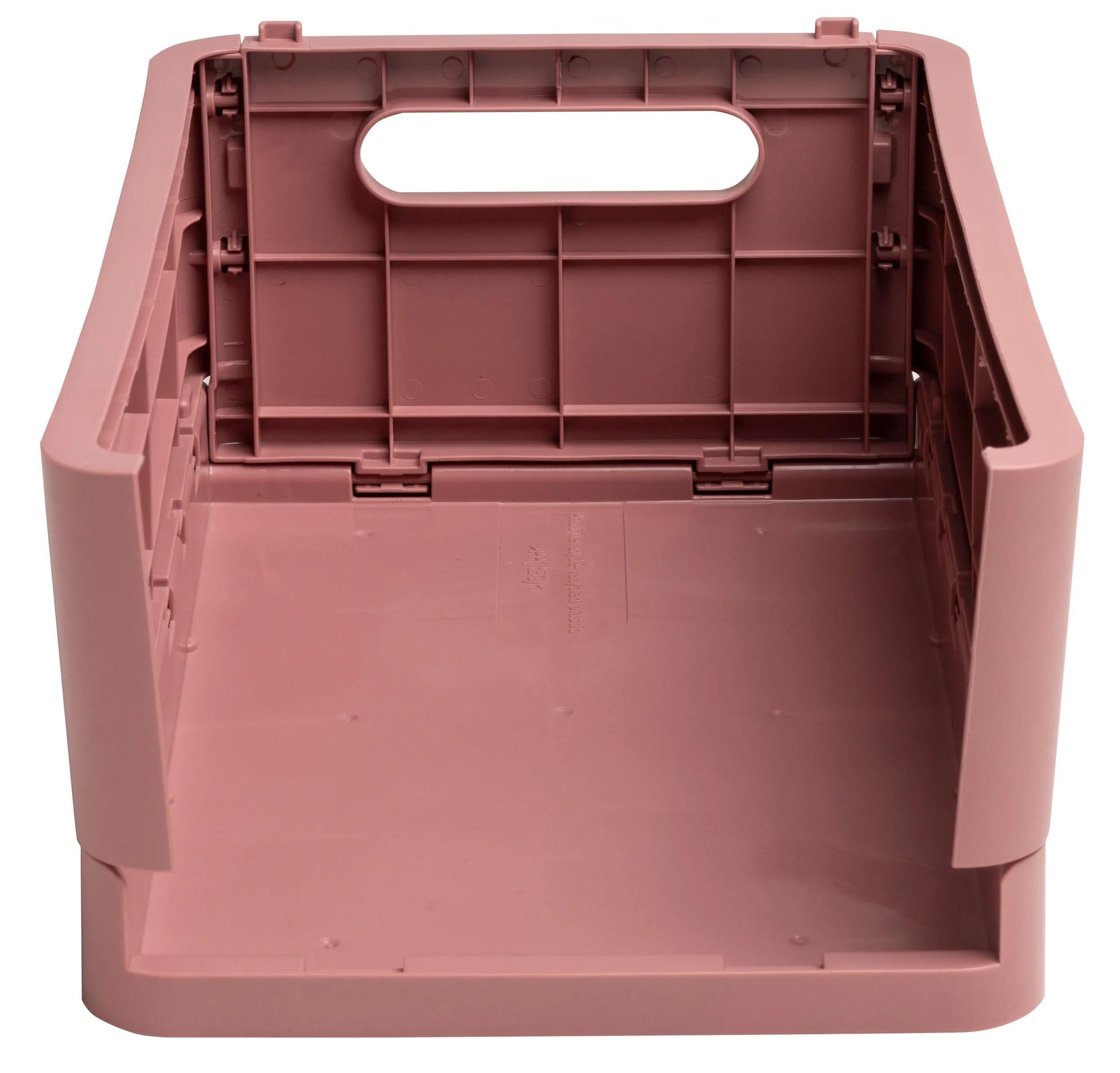 Exacompta Aufbewahrungsbox – Polypropylen – Rosa (stapelbar, mit Griffmulden) – 276 × 120 × 188 mm