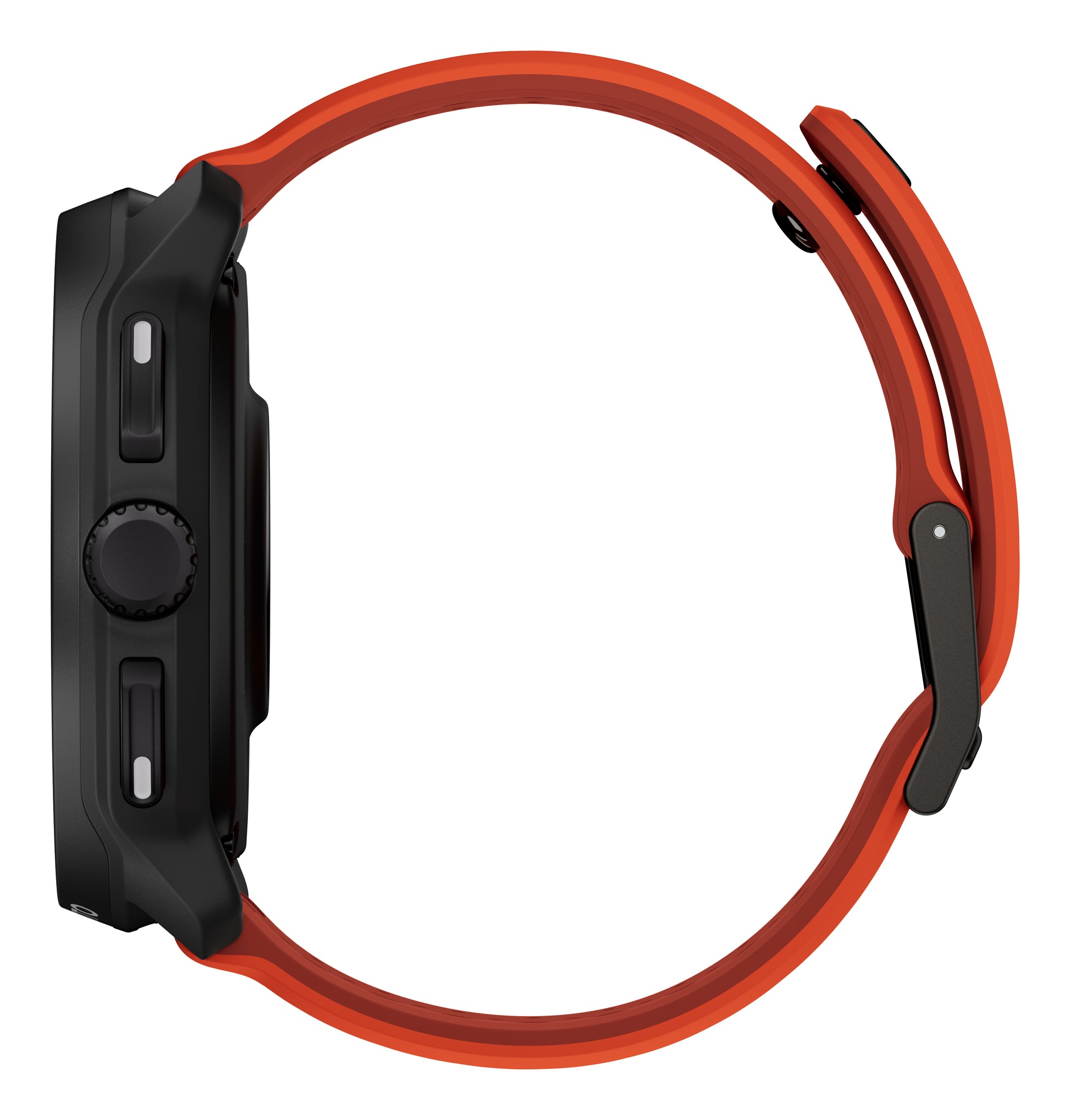 Suunto Race 2 49 mm GPS – Polyamid Schwarz, Sportband, Orange, 100 m, für iPhone, Android