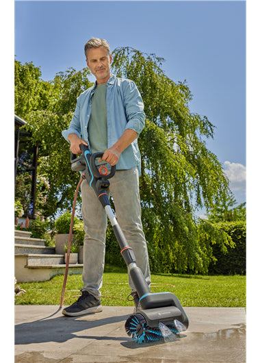 Gardena Walzenbürste – mittel, für Gardena AquaBrush, grün/grau