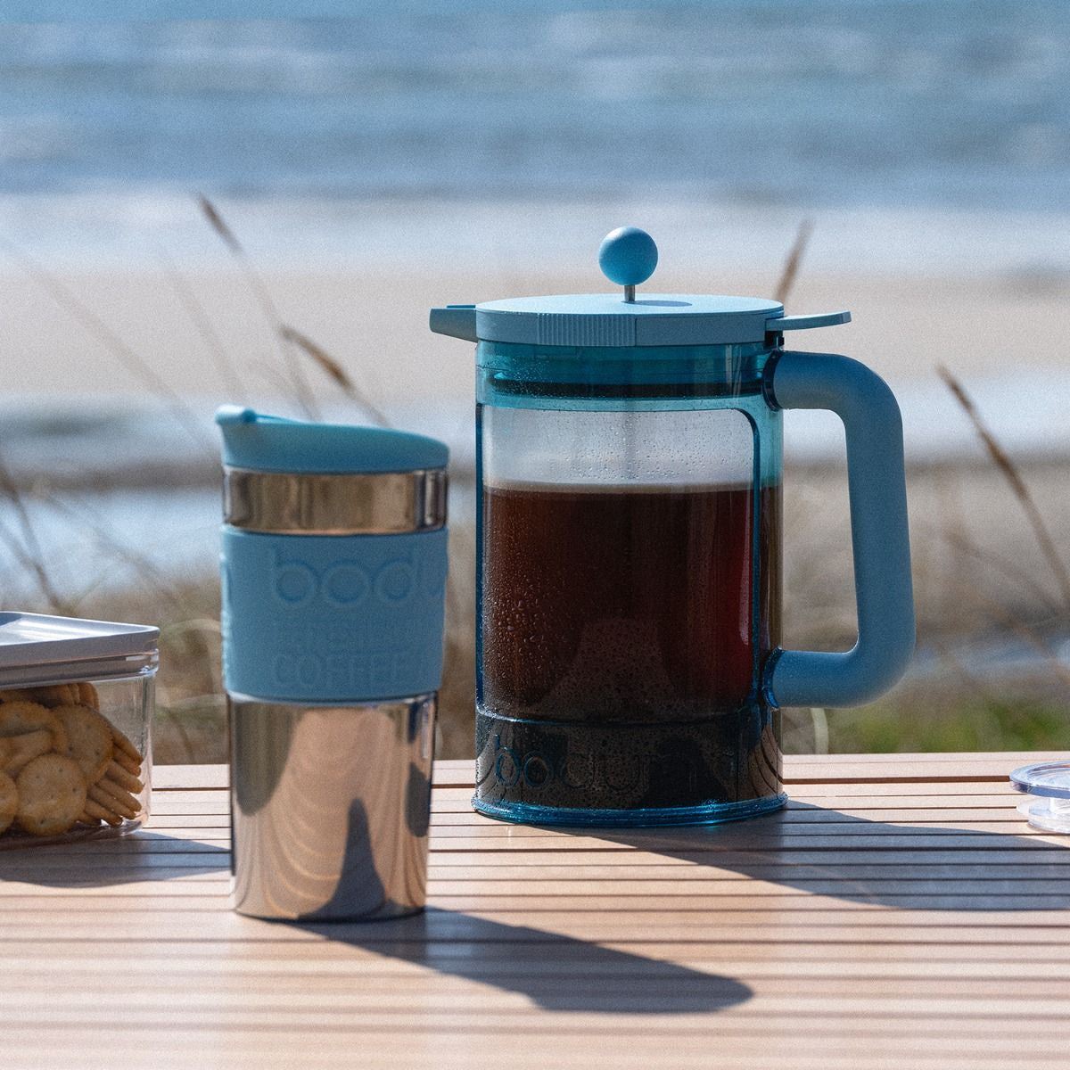Bodum French Press / Kaffeebereiter – 1,5 l, 12 Tassen, Kunststoff/Edelstahl
