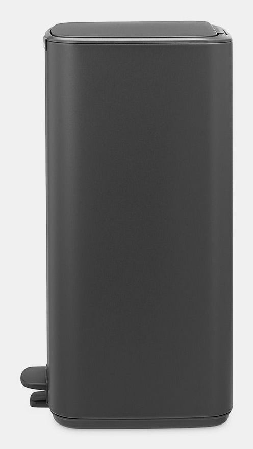 Brabantia Papierkorb – 30 l – Stahl, Anthrazit – B × H 288 × 647 mm