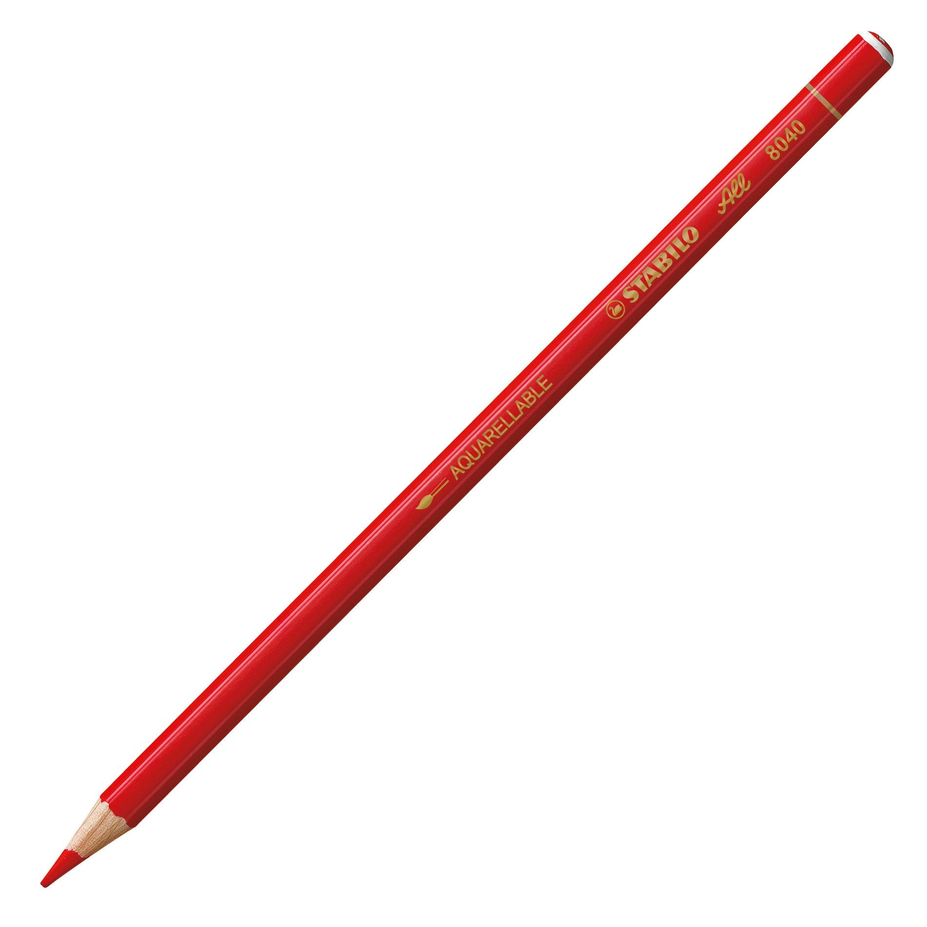 STABILO Non-Permanent-Marker Spezialstift All – Rundspitze – Rot – wasservermalbar
