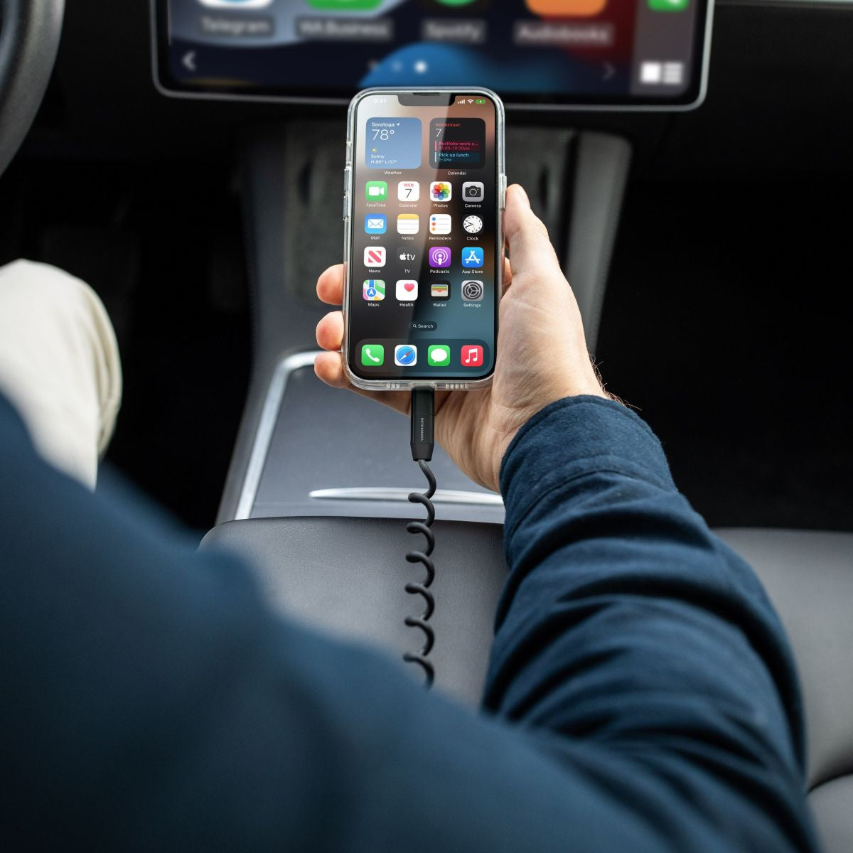 Vonmählen Allroundo GaN Ladekabel – 1× USB-C + 1× Lightning, 0,9 m – für Lightning-Geräte