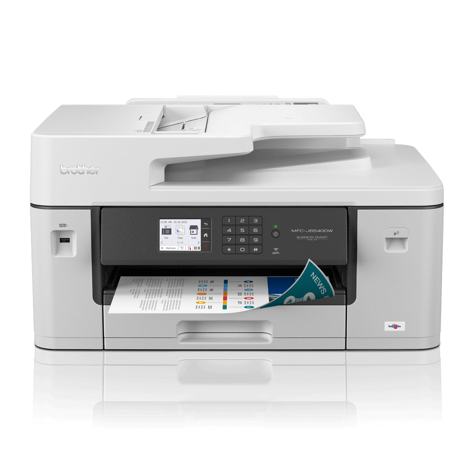Brother MFC-J6540DW – Farbiges Tintenstrahl-MFP A3, 4-in-1 – USB/LAN/WLAN – Duplex, ADF – 28 ppm S/W