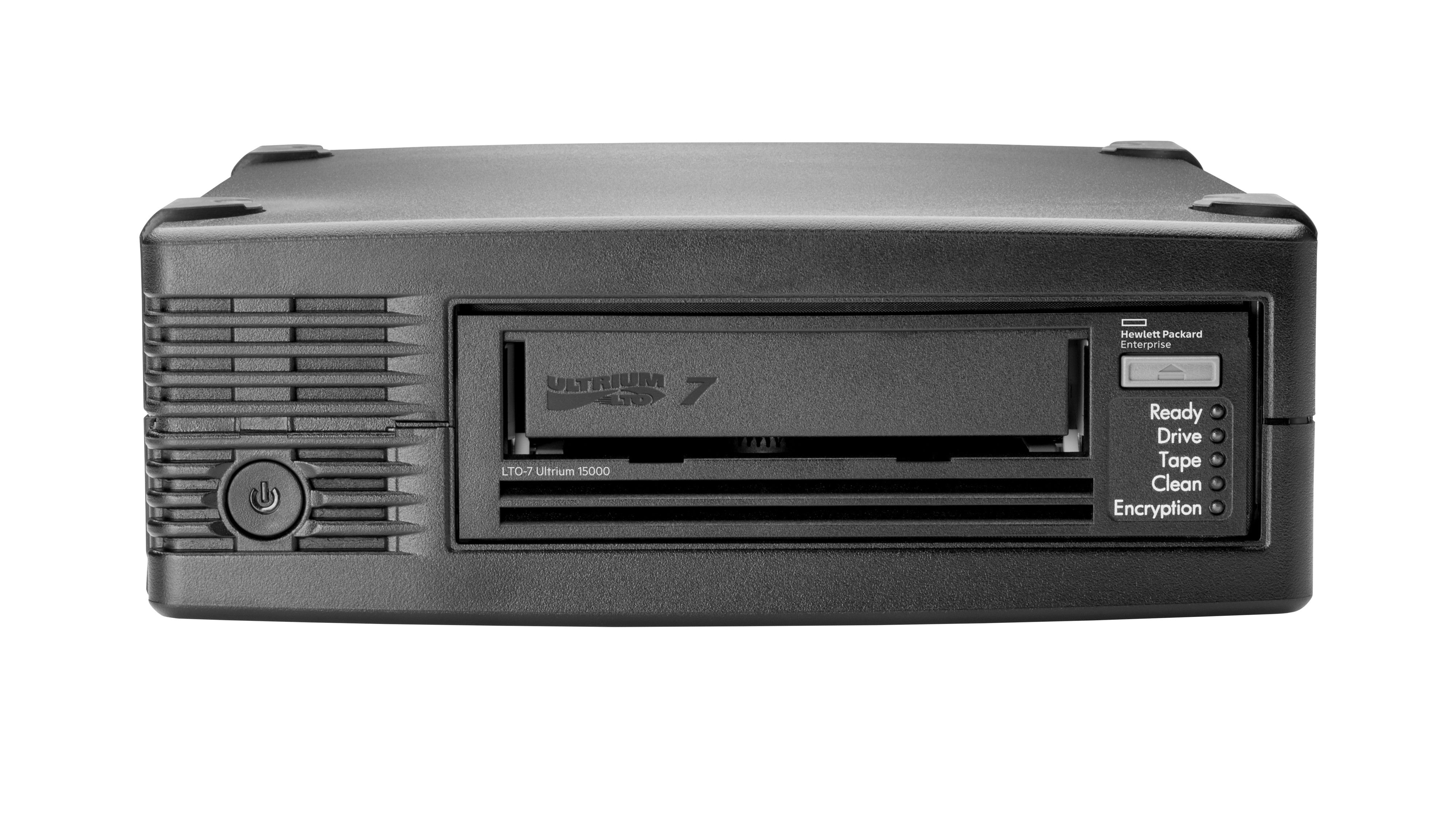 HPE LTO-7 Ultrium – Externes Tape-Drive, 15 TB (komprimiert, 2,5:1), SAS, 300 MB/s, 5× LTO-7 Kassetten
