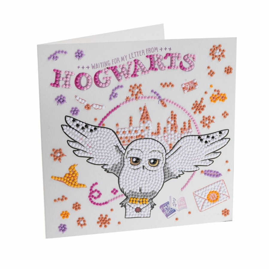 CRAFT Buddy Diamond Painting Set Hogwarts & Hedwig – 18 × 18 cm – ab 8 Jahren