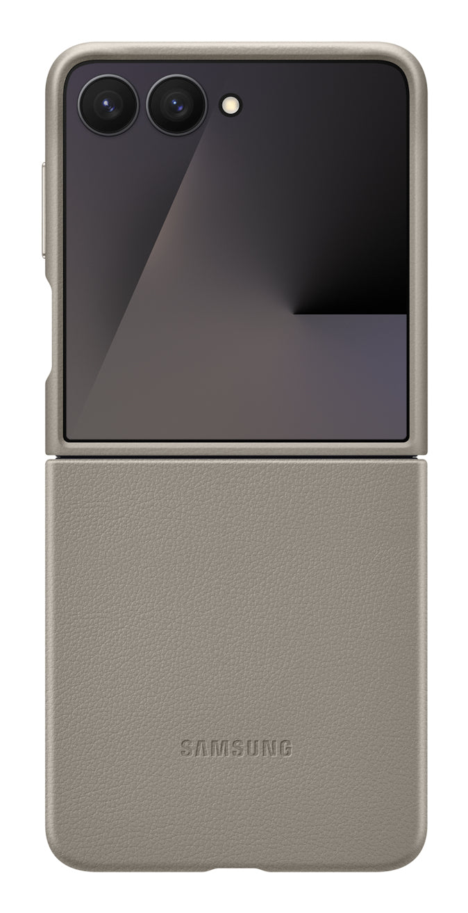 Samsung Backcover – für Samsung Galaxy Z Flip7 – Taupe – Silikon