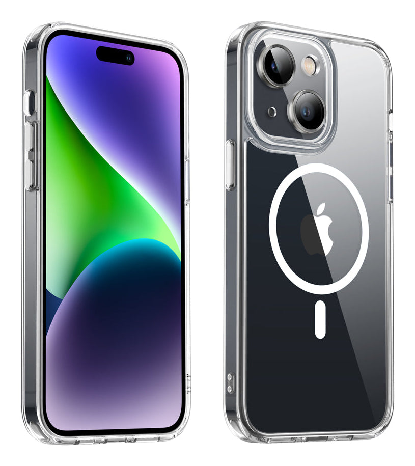 Valenta Back Cover Trend MagSafe – für iPhone 15, Transparent, TPU/PC
