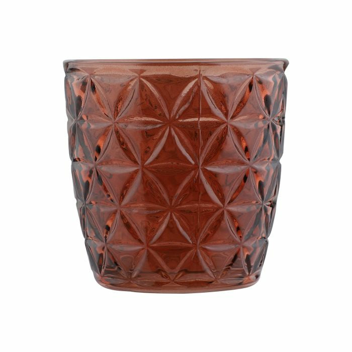 EGLO Windlicht – Glas, rot – Ø 7,3 × 7,3 cm – 4‑teilig