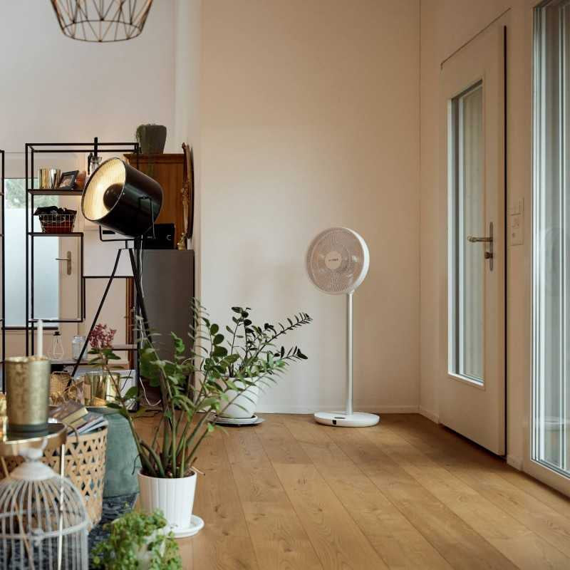 Ecofort Standventilator ecoQ SilentAir Grande – 13 Stufen, oszillierend, Timer, Fernbedienung, 28 W, 58 dB(A)