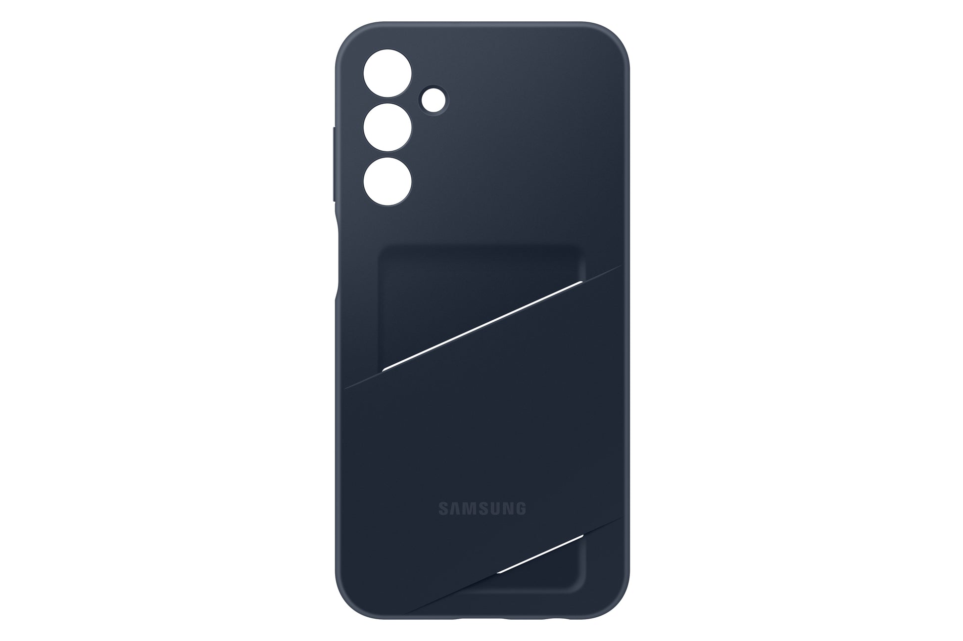 Samsung Backcover – für Samsung Galaxy A15 5G, Schwarz/Blau, mit Kartenfach, kratzresistent