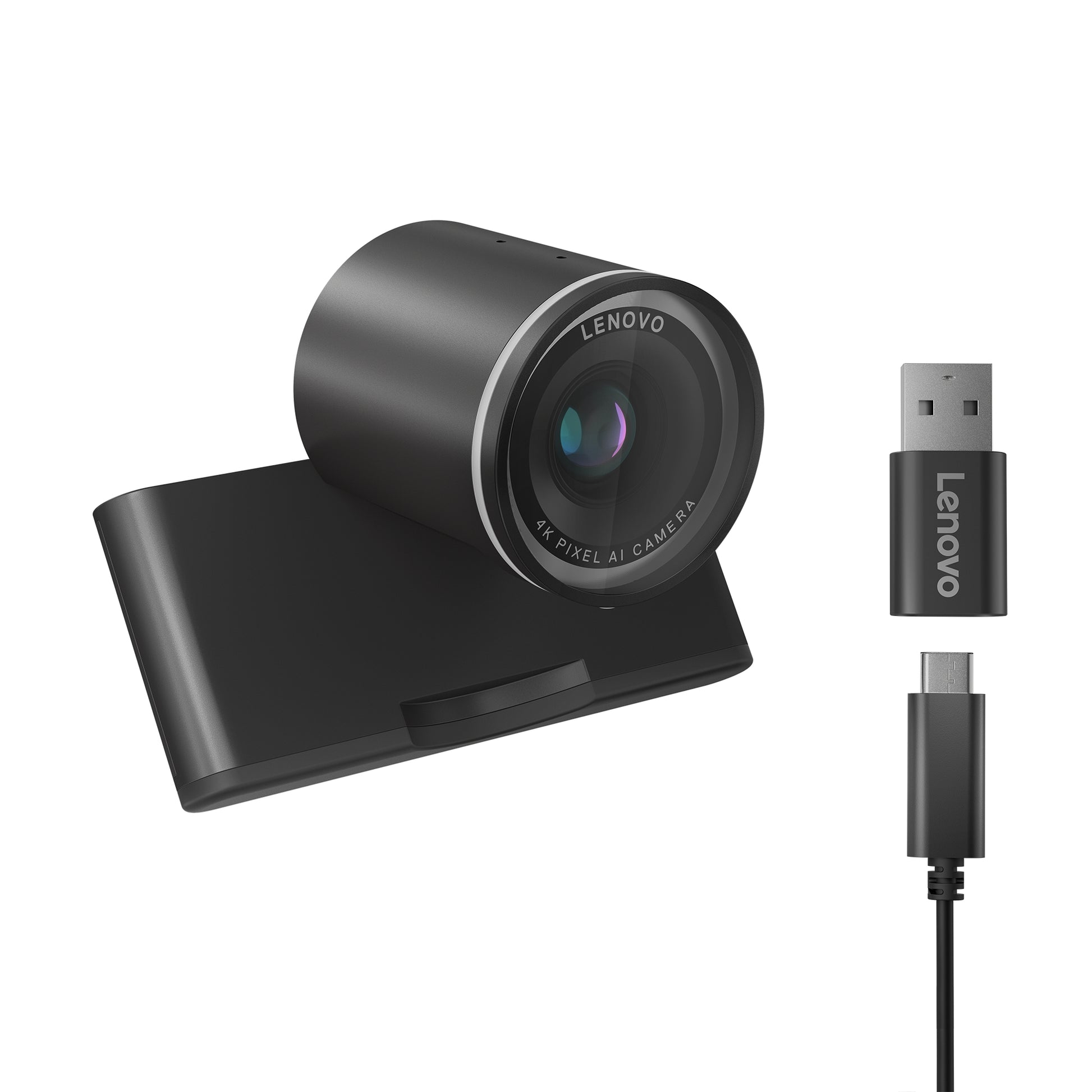 Lenovo 8 MP Webcam Full HD 1080p, USB-C, Schwarz
