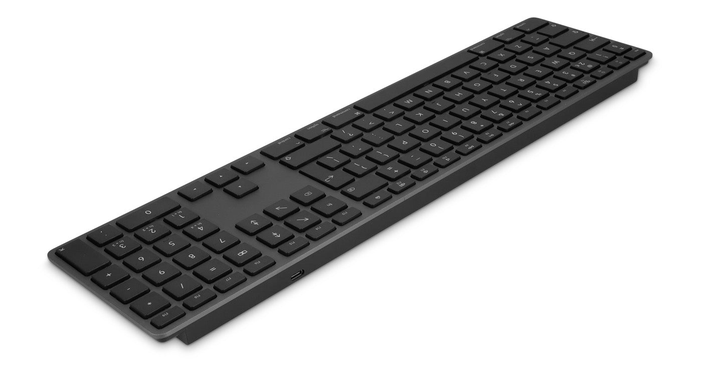 LMP KB-1243 – Tastatur, kabellos (Bluetooth), CH-Layout (DE-CH) – für Windows, macOS & iPadOS u. a.