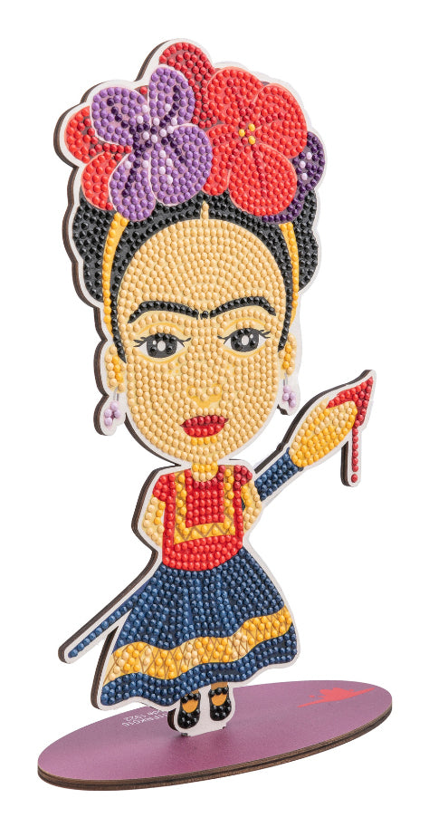 CRAFT Buddy Crystal Art XL Buddy – Diamond-Painting-Set – Frida Kahlo – 20 × 25 cm – ab 6 Jahren