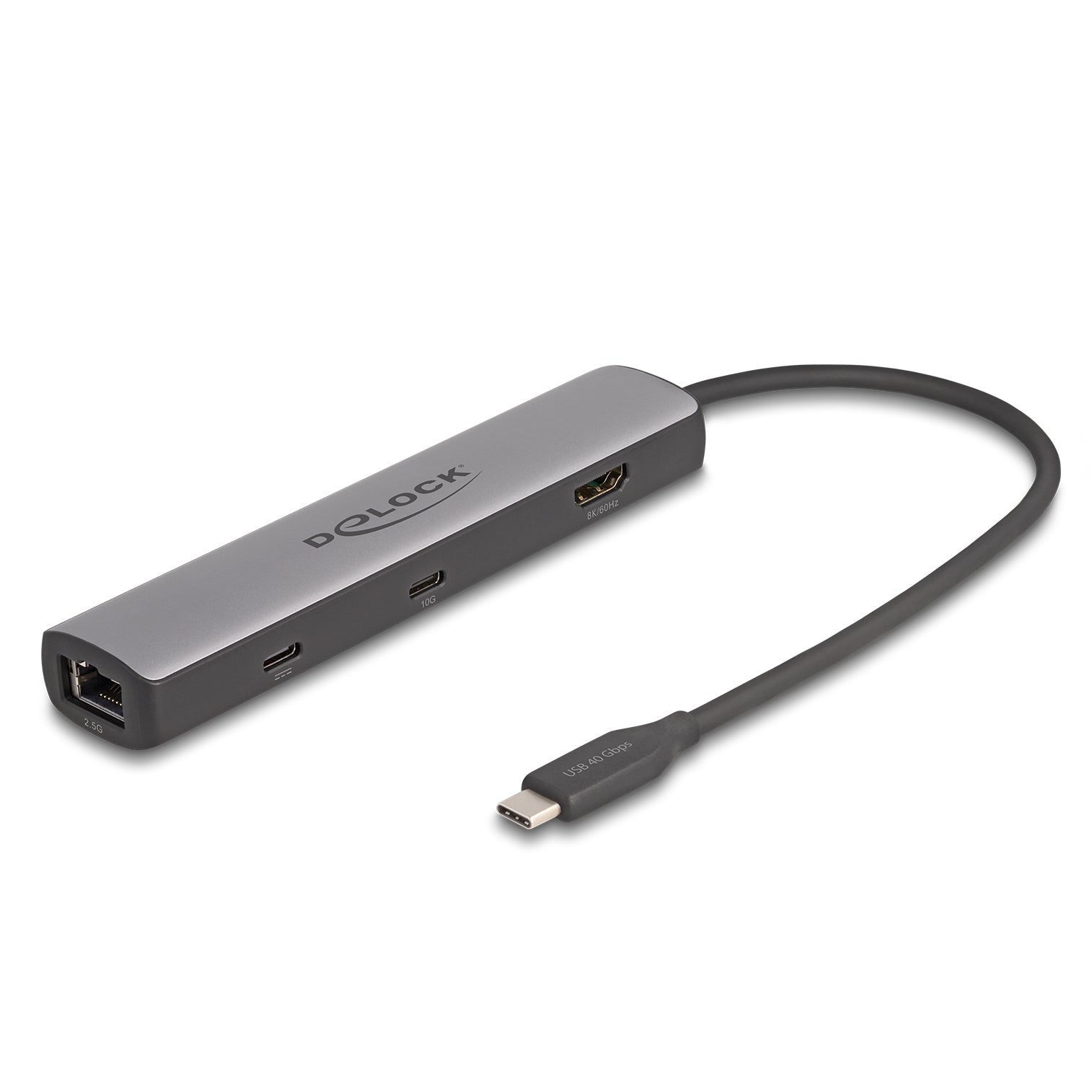 DeLOCK Dockingstation – USB-C, 1× HDMI, 4× USB-A, 100 W PD, 2,5GbE, für Windows/Mac/Linux
