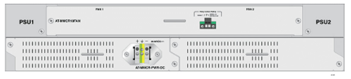 Allied Telesis AT-MMCR-PWR-DC-80 Netzteil – für MMCR18 – grau