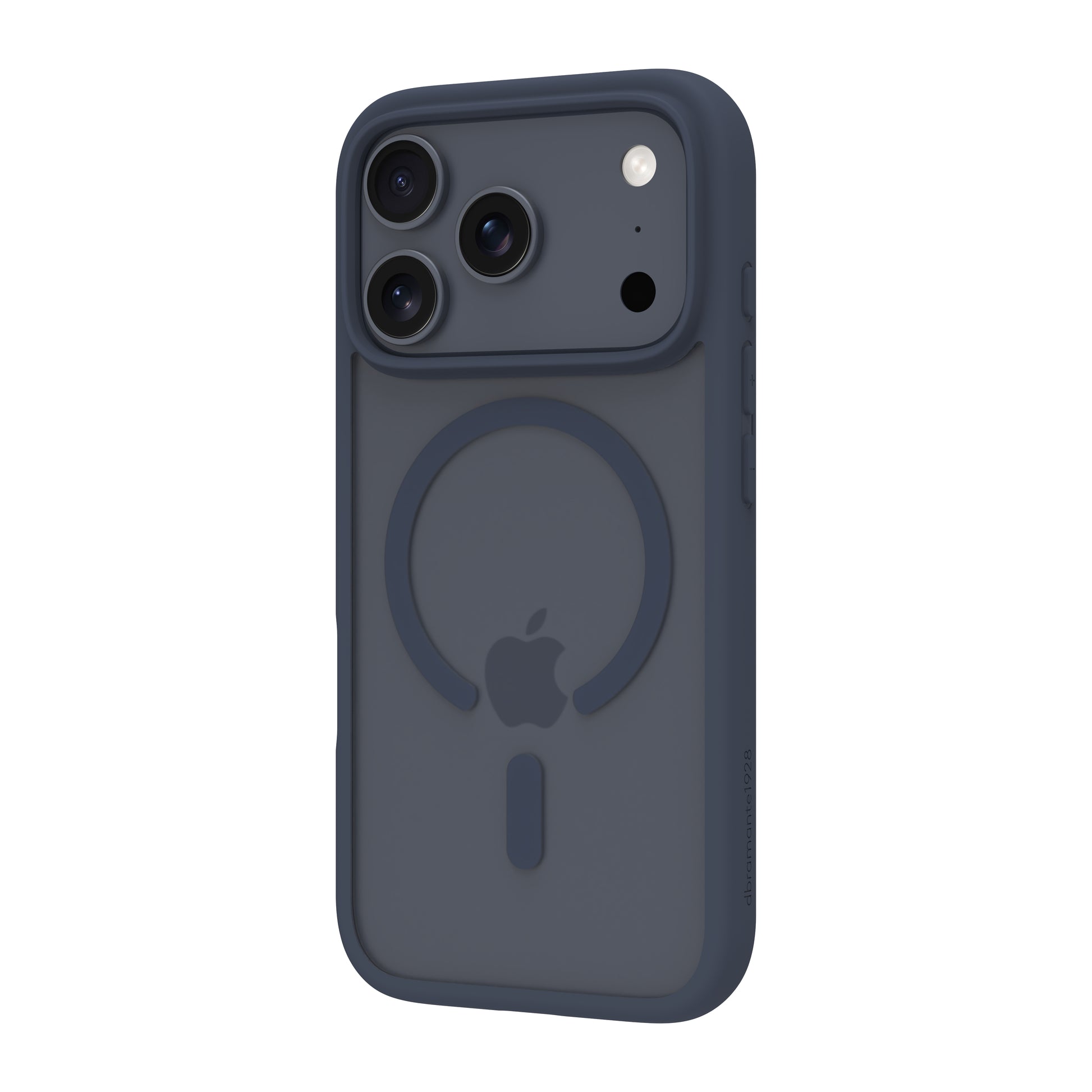 dbramante1928 Grenen MS – Backcover – für Apple iPhone 17 Pro, Dunkelblau, bis 2 m sturzsicher, mit Zusatzfach