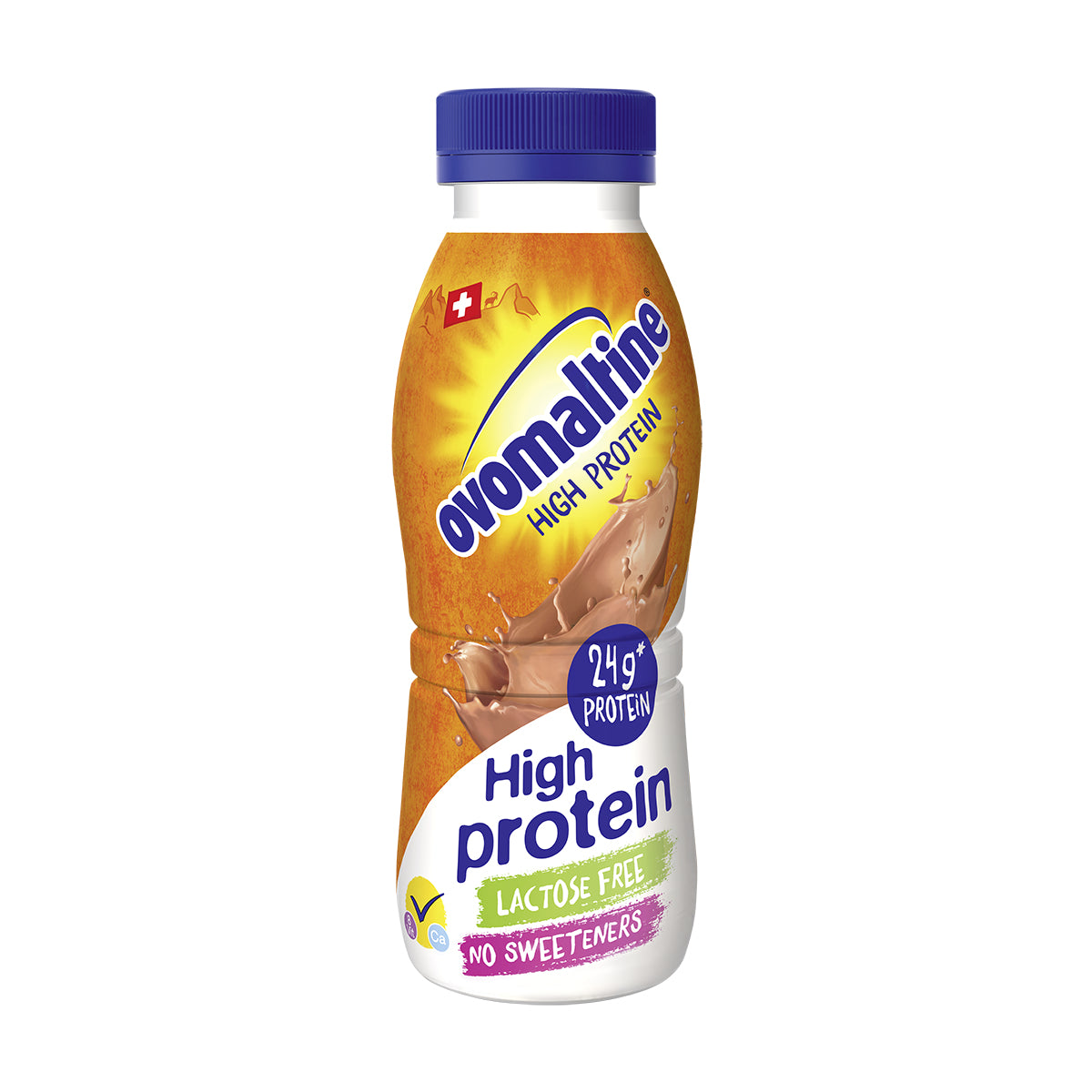 Ovomaltine High Protein – Proteindrink, 24,4 g Protein pro Portion, laktosefrei, 330 ml