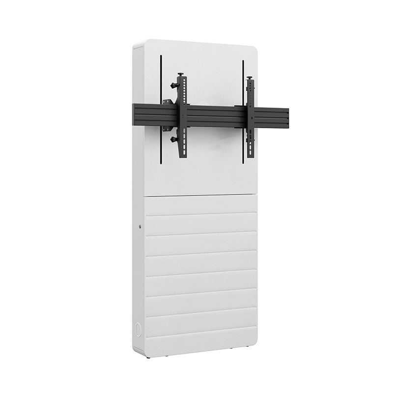 Hagor Wandlift (bodenstehend) – 55–75" – VESA 800×400 – bis 75 kg, motorisiert, höhenverstellbar – weiss