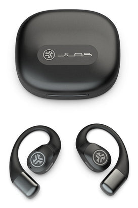 JLab Epic Open Sport – True Wireless In-Ear Kopfhörer – Bluetooth, Hi-Res (LDAC) – Schwarz – bis 30+ h