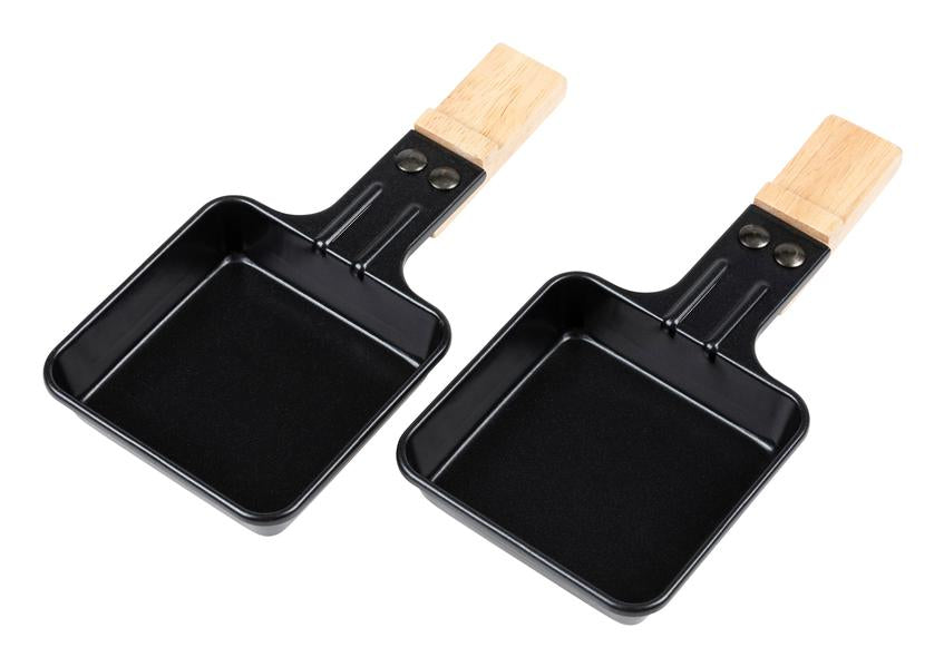 Furber. Furber Raclette-Grill Festa F00793 – 2 Personen, 350 W, Stein-Grillplatte – Schwarz/Marmor/Holz